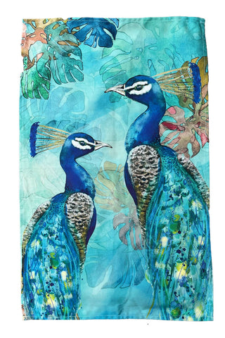 Peacock Tea Towel