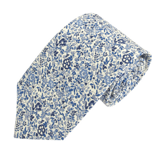 Katie & Millie Blue Cotton Tie Made with Liberty Fabric