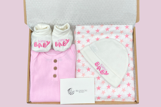 Baby Girl Letterbox Gift Set  - Pink