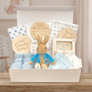 Baby Hamper Gift Set - Peter Rabbit with a Luxury Magnetic Gift Box