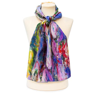 Monet Lily Pads Silk Scarf - Fox & Chave
