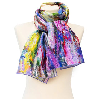 Monet Lily Pads Silk Scarf - Fox & Chave