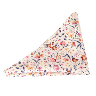 Robyn Emily Pink Cotton Pocket Square made with Liberty Fabric