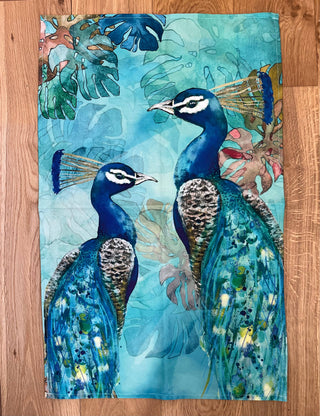 Peacock Tea Towel