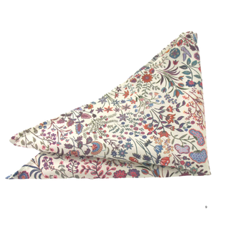 Shepherdly Song Cotton Pocket Square made with Liberty Fabric