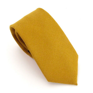 Mustard Yellow 100% Wool Tie