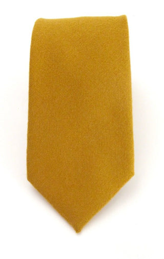 Mustard Yellow 100% Wool Tie