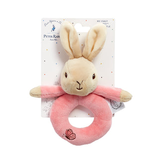 Flopsy Rabbit Plush Ring Rattle