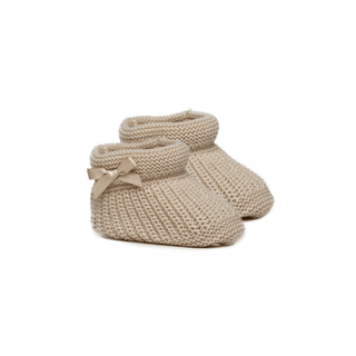 Baby Booties Biscuit - BLOSSOM & MOON