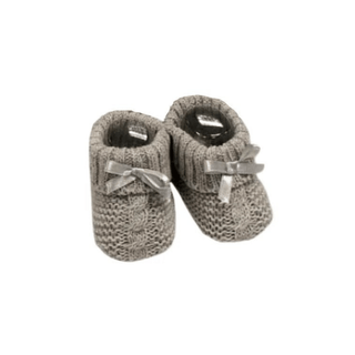 Baby Booties Grey - BLOSSOM & MOON