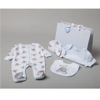 Baby Boy Hamper Gift Set - Bear on a bike - BLOSSOM & MOON