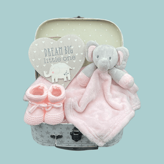 Baby Girl Hamper Gift Set - Elephant - BLOSSOM & MOON