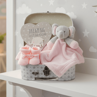 Baby Girl Hamper Gift Set - Elephant - BLOSSOM & MOON