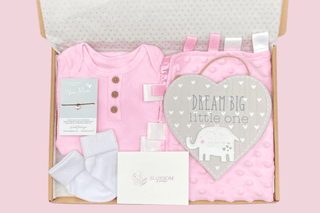 Baby Girl / New Mum Letterbox Gift Set - Dream Big - BLOSSOM & MOON