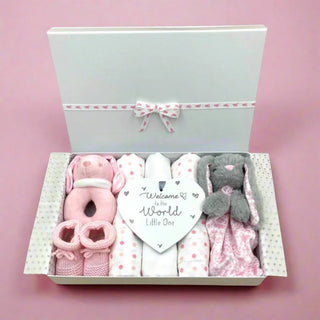 Baby Girls Hamper Gift Set - Bunny - BLOSSOM & MOON