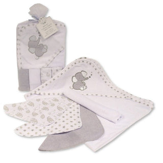 Baby Hamper Gift Set - Elephant with Luxury Magnetic Gift Box - BLOSSOM & MOON