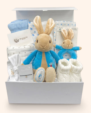 Baby Hamper Gift Set - Peter Rabbit with a Luxury Magnetic Gift Box - BLOSSOM & MOON