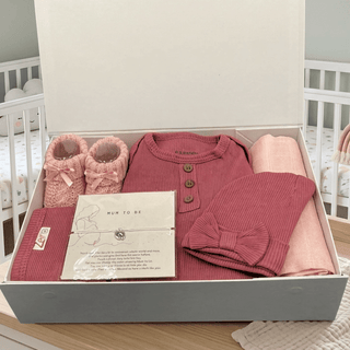 Baby Shower / Mum to be - Baby Girls Gift Set with Luxury Magnetic Box - BLOSSOM & MOON
