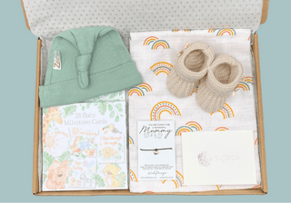 Baby Shower Mummy to be / New Mum Hamper Gift - Unisex Letterbox - BLOSSOM & MOON