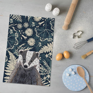 Badger Tea Towel Wild Wood Range - BLOSSOM & MOON