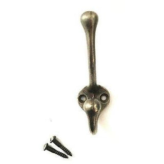 Cast Iron hooks - CHILDRENS STYLE ( SMALL ) - Natural polished finish - BLOSSOM & MOON
