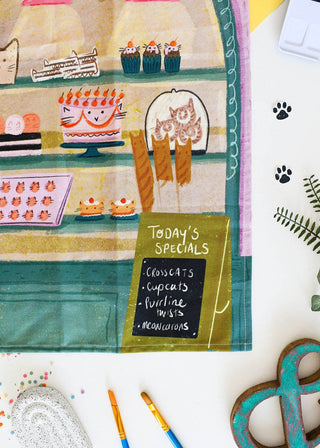Catisserie Cat Tea Towel - BLOSSOM & MOON