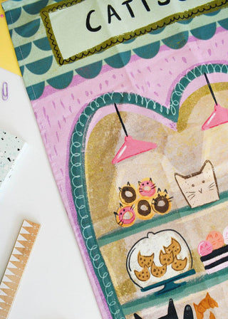 Catisserie Cat Tea Towel - BLOSSOM & MOON