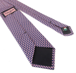 Dachshund - Italian Silk Navy Tie - Van Buck - BLOSSOM & MOON