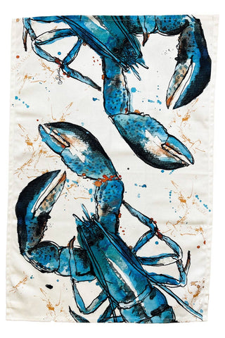 Dollyhotdog Blue Lobster Tea Towel - BLOSSOM & MOON