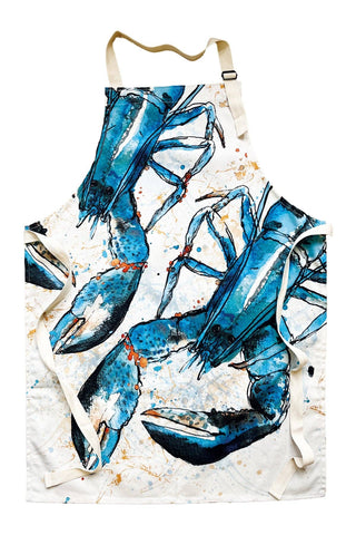 Dollyhotdogs Blue Lobster Apron - BLOSSOM & MOON