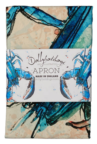 Dollyhotdogs Blue Lobster Apron - BLOSSOM & MOON