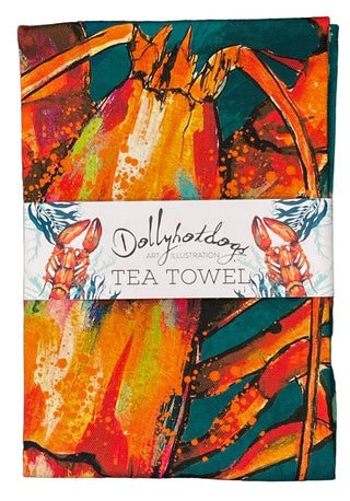 Dollyhotdogs Lobster Tea Towel - BLOSSOM & MOON