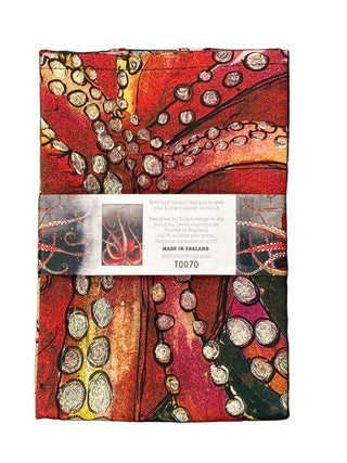 Dollyhotdogs Red Octopus Tea Towel - BLOSSOM & MOON