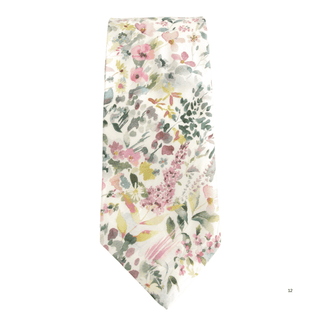 Felda Lilac Cotton Tie Made with Liberty Fabric - BLOSSOM & MOON