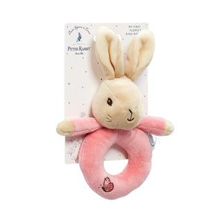 Flopsy Rabbit Plush Ring Rattle - BLOSSOM & MOON
