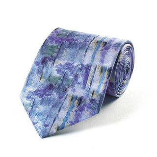 Fox and Chave Lake after Cézanne Silk Tie - BLOSSOM & MOON