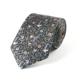 Fox and Chave William Morris Pomegranate Silk Tie - BLOSSOM & MOON