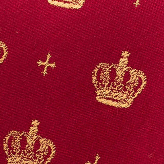 Fox & Chave Crowns & Crosses Silk Tie - BLOSSOM & MOON
