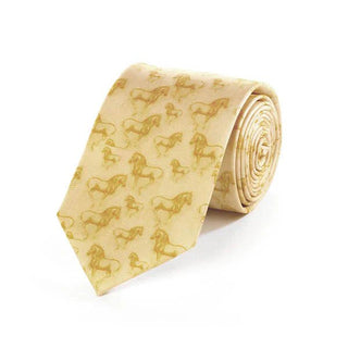 Fox & Chave Da Vinci Horses Silk Tie - BLOSSOM & MOON