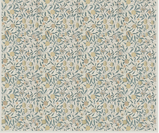 Fox & Chave William Morris Cream Fruit Silk Square - BLOSSOM & MOON