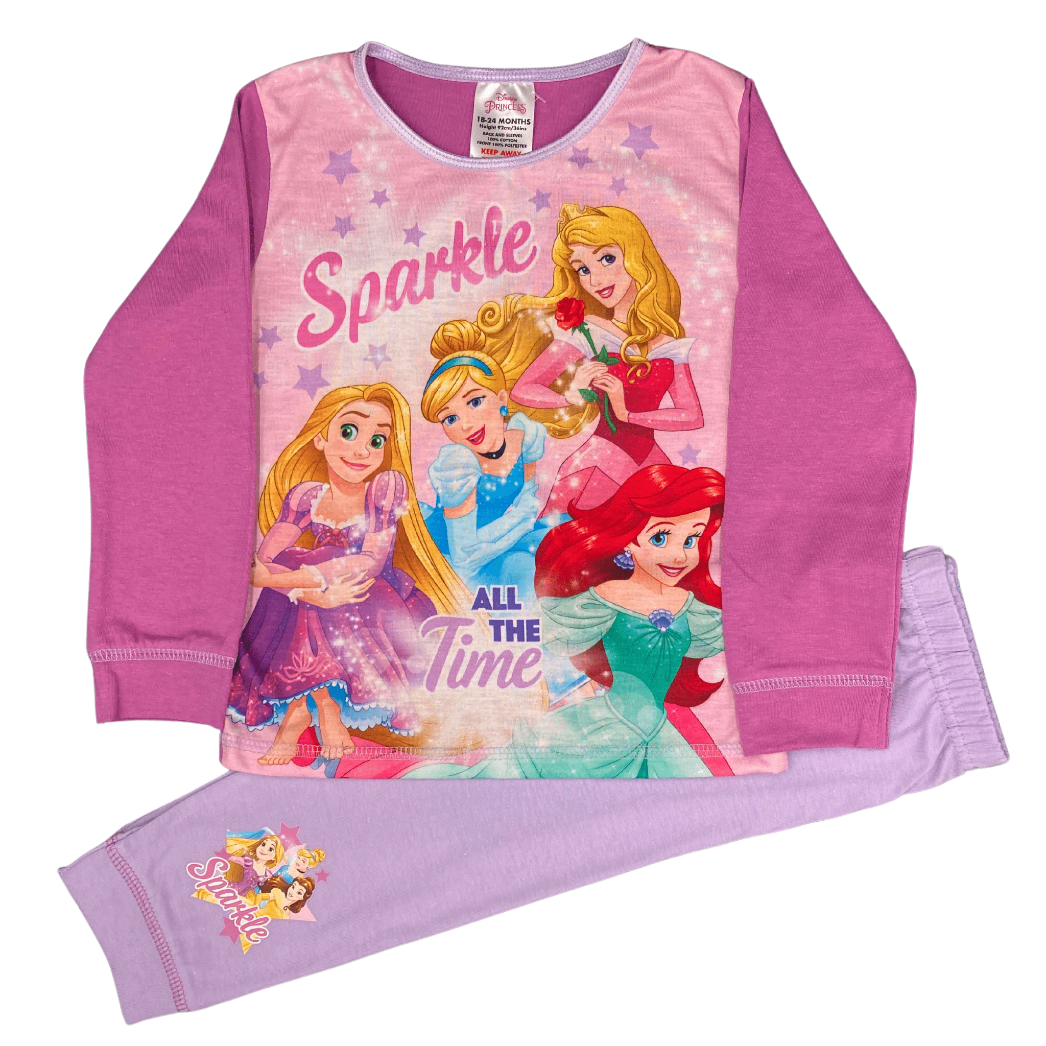 Disney Princess Pyjamas Girls DISNEY PRINCESS pyjamas, nightwear, pjs 18mths -5yrs – BLOSSOM & MOON