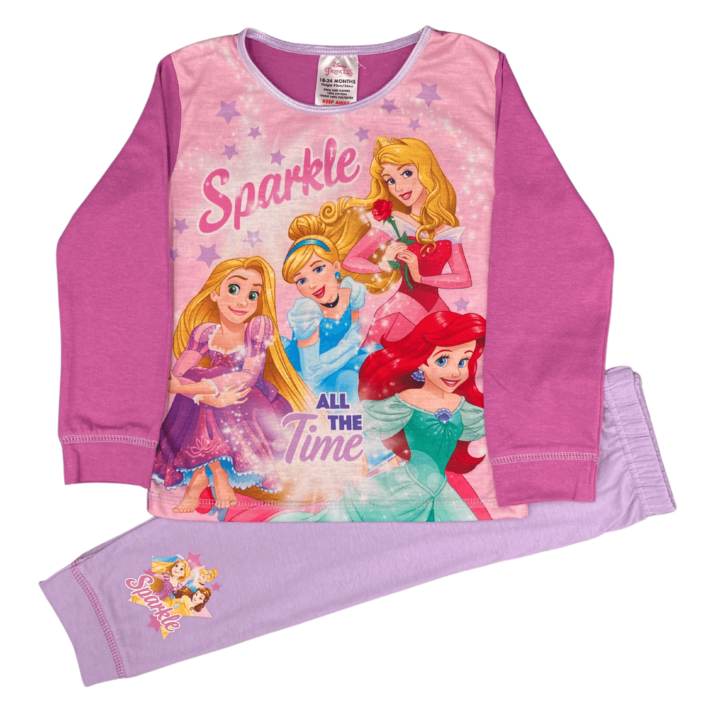 Girls DISNEY PRINCESS pyjamas, nightwear, pjs 18mths -5yrs – BLOSSOM & MOON
