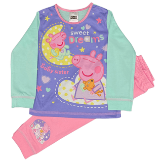 Girls PEPPA PIG long pyjamas - BLOSSOM & MOON