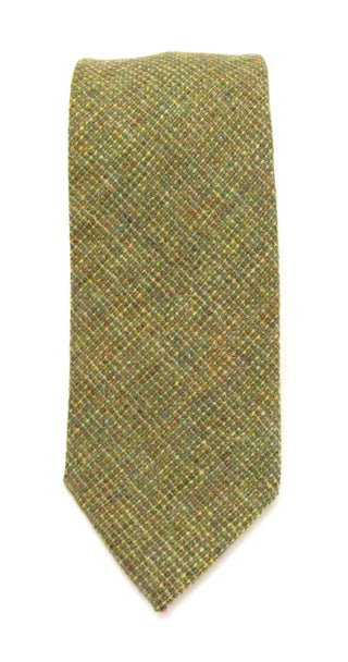 Green Woodland 100% Wool Tie - BLOSSOM & MOON