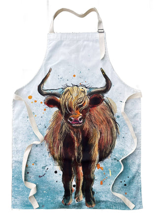 Highland Cow Apron - BLOSSOM & MOON