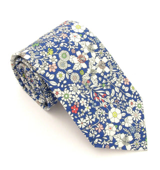 Junes Meadow Cotton Tie Made with Liberty Fabric - BLOSSOM & MOON