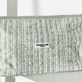 Magic Lifestyle Pouch - Matcha Textured Tweed - BLOSSOM & MOON