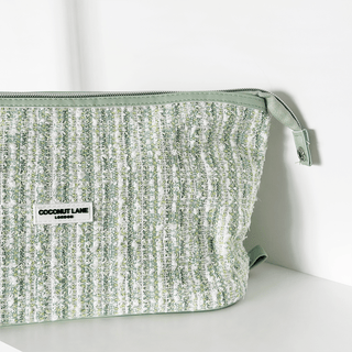 Magic Lifestyle Pouch - Matcha Textured Tweed - BLOSSOM & MOON