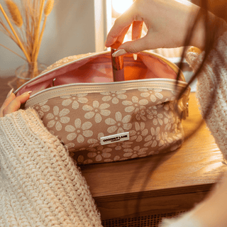 Magic Lifestyle Pouch - Mocha Flower - BLOSSOM & MOON
