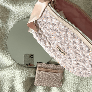 Magic Lifestyle Pouch - Quilted Nude Flowers - BLOSSOM & MOON
